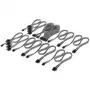 Kit Pro cavo DC con guaina premium Corsair, per alimentatore Type-5 - bianco/nero