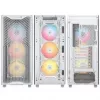 Case PC Corsair 3200D RS ARGB, Midi-Tower, ATX, vetro temperato - bianco