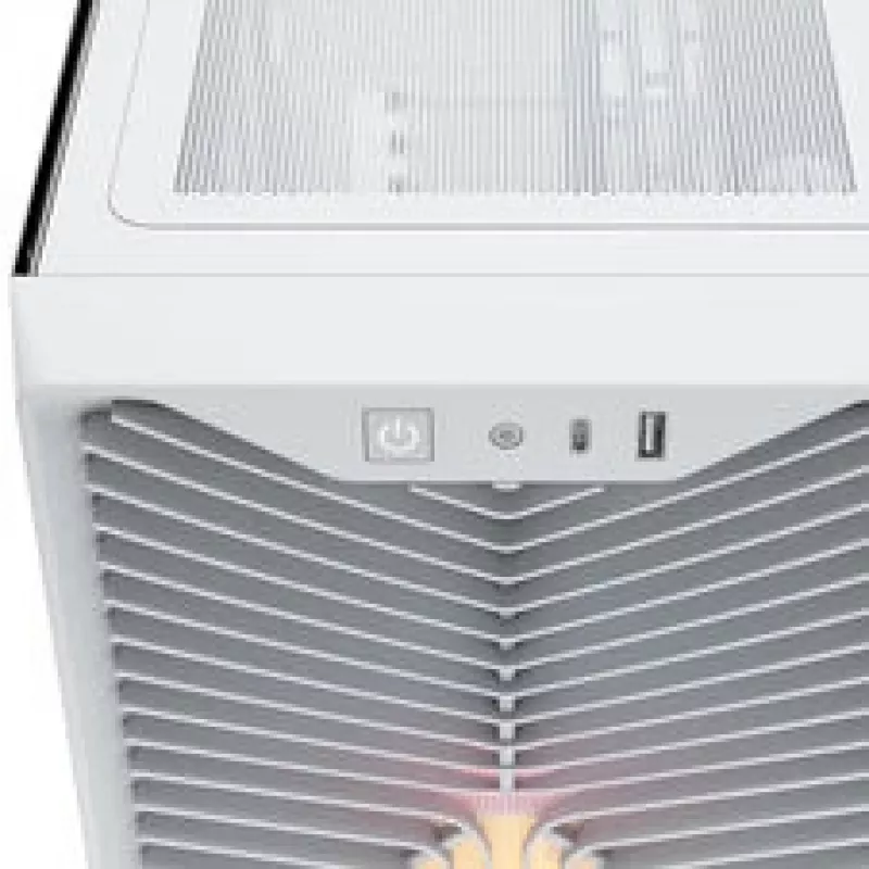 Case PC Corsair 3200D RS ARGB, Midi-Tower, ATX, vetro temperato - bianco