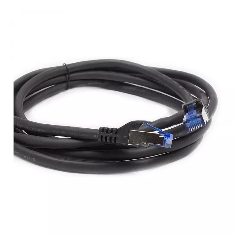 Cavo patch Cat.6A SmartFLEX HF Good Connections nero 7,5m