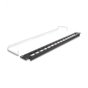 Patch panel DeLOCK 19 pollici D-Type 16 porte 1U nero modello 67058