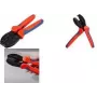 LogiLink pinza crimpatrice per connettori PV di cavi PV di moduli solari, per crimpare connettori PV, specifica per cavi PV - 1 pezzo (PHT0101)