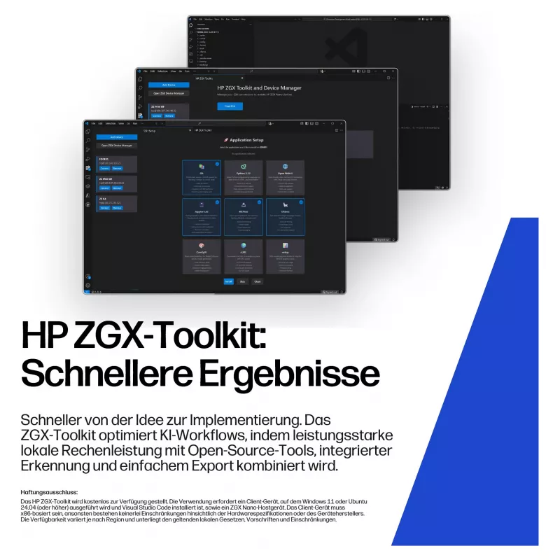 HP ZGX NANO G1n AI Mini GB10 con Nvidia Blackwell, 128 GB RAM, 2 TB SSD, DGX WLAN