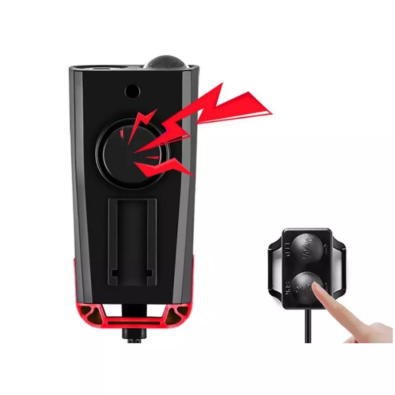 Extralink set luci bici con contachilometri + luce posteriore