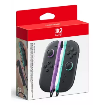 Nintendo Joy-Con 2 coppia viola chiaro/verde chiaro, gamepad, Nintendo Switch 2, tasto Home, analogico/digitale, wireless, Bluetooth