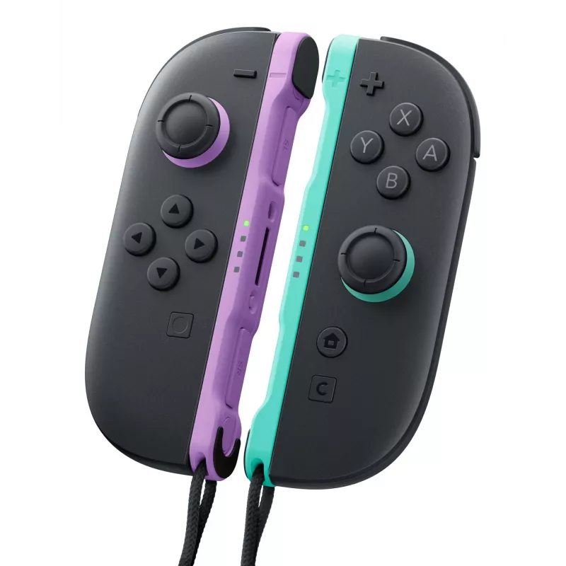 Nintendo Joy-Con 2 coppia viola chiaro/verde chiaro, gamepad, Nintendo Switch 2, tasto Home, analogico/digitale, wireless, Bluetooth