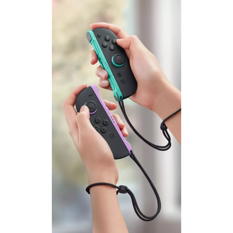 Nintendo Joy-Con 2 coppia viola chiaro/verde chiaro, gamepad, Nintendo Switch 2, tasto Home, analogico/digitale, wireless, Bluetooth