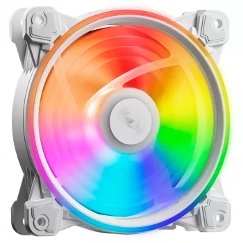 Ventola XPG HURRICANE 120 ARGB PWM bianca, 12 cm, 600 RPM, 2000 RPM, bianco