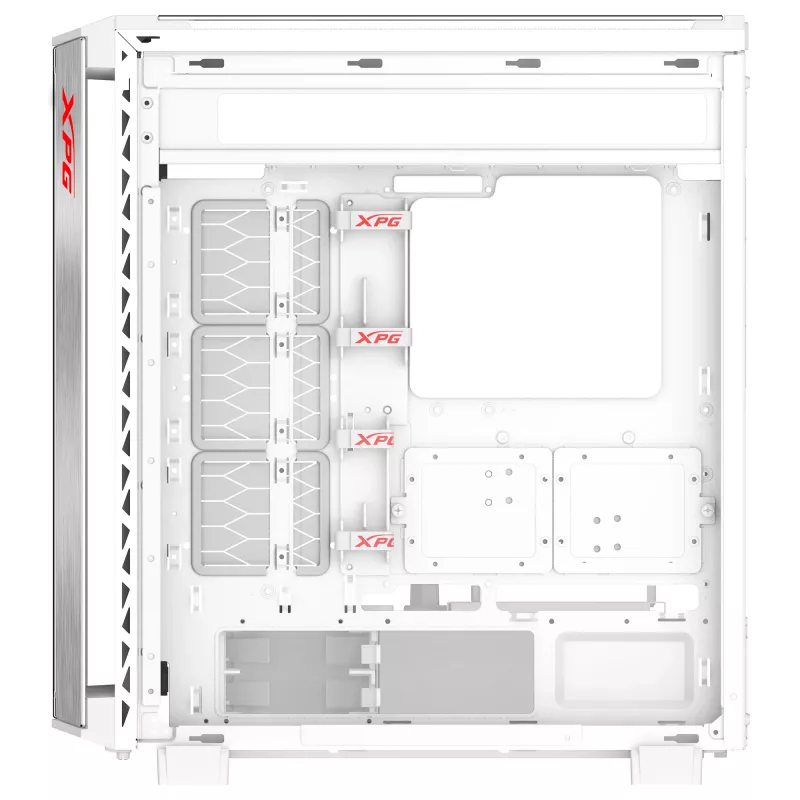 XPG BATTLECRUISER II ST mid-tower bianco, midi tower, PC, bianco, ATX, EATX, micro ATX, Mini-ITX, acciaio inox, gaming