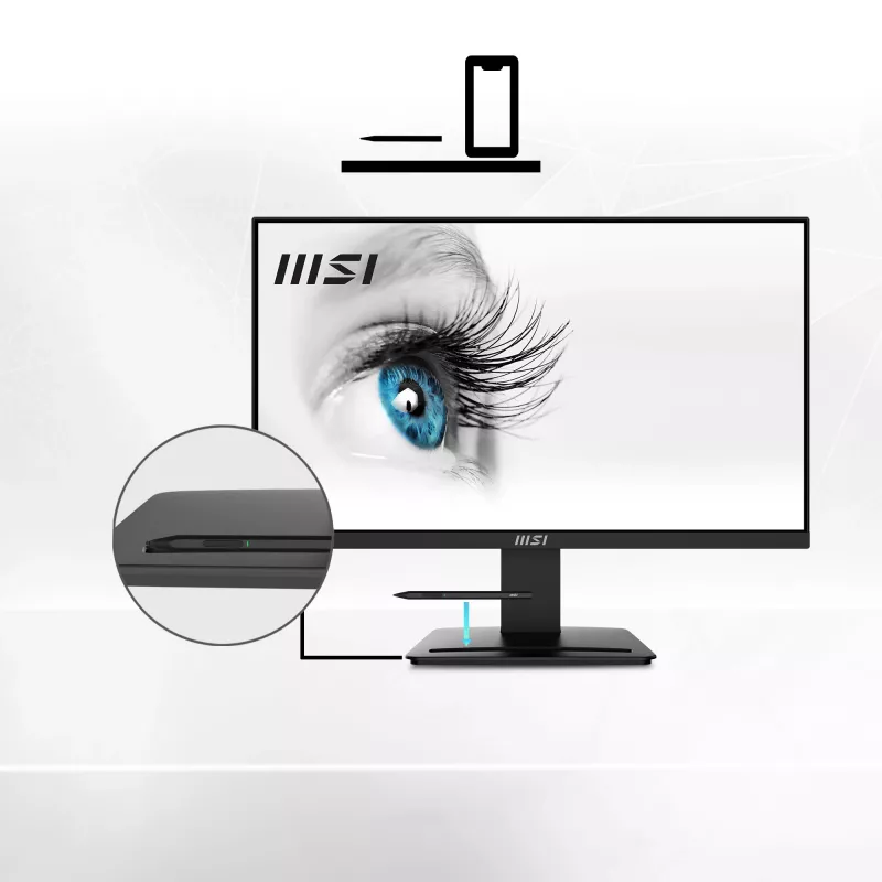 MSI Pro MP2412 monitor per computer 60,5 cm (23,8 inch) 1920 x 1080 pixel Full HD LCD nero