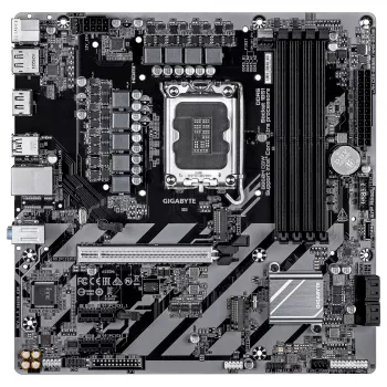 GIGABYTE B860M D3W scheda madre - CPU Intel Core Ultra Series, VRM 4+1+2 fasi, fino a 9066MHz DDR5, 2xPCIe 4.0 M.2, 1GbE LAN, USB 3.2 Gen 1
