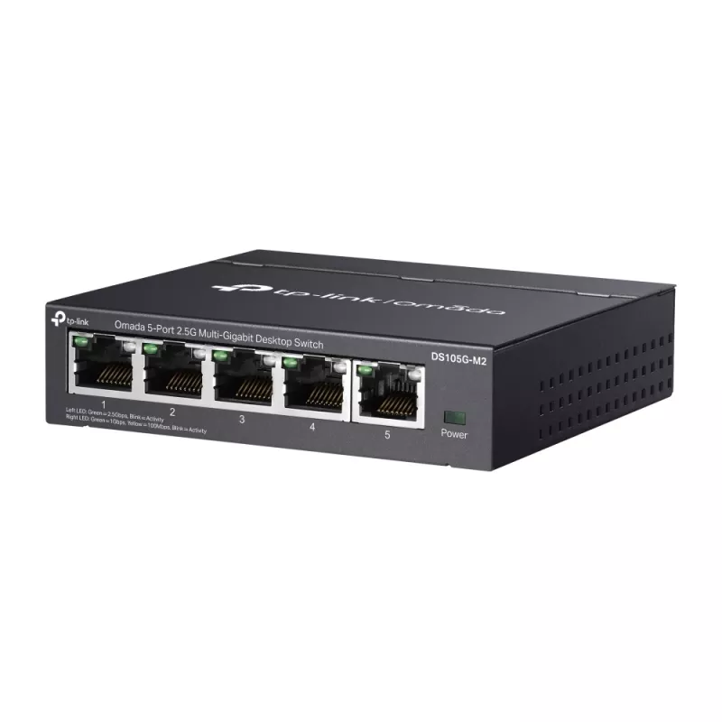 TP-Link Omada DS105G-M2 switch di rete unmanaged 2.5G Ethernet (100/1000/2500) nero