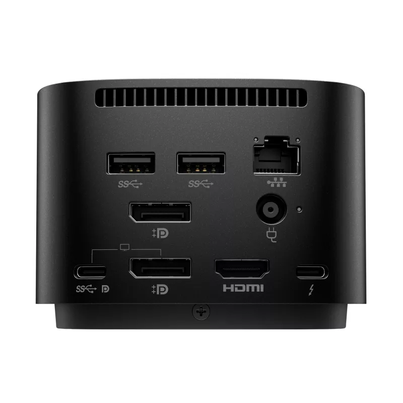 HP Thunderbolt Dock 120W G4, Kensington, Cina, Thailandia, Taiwan, Business, Windows 10, Windows 11, MacOS, 98 mm