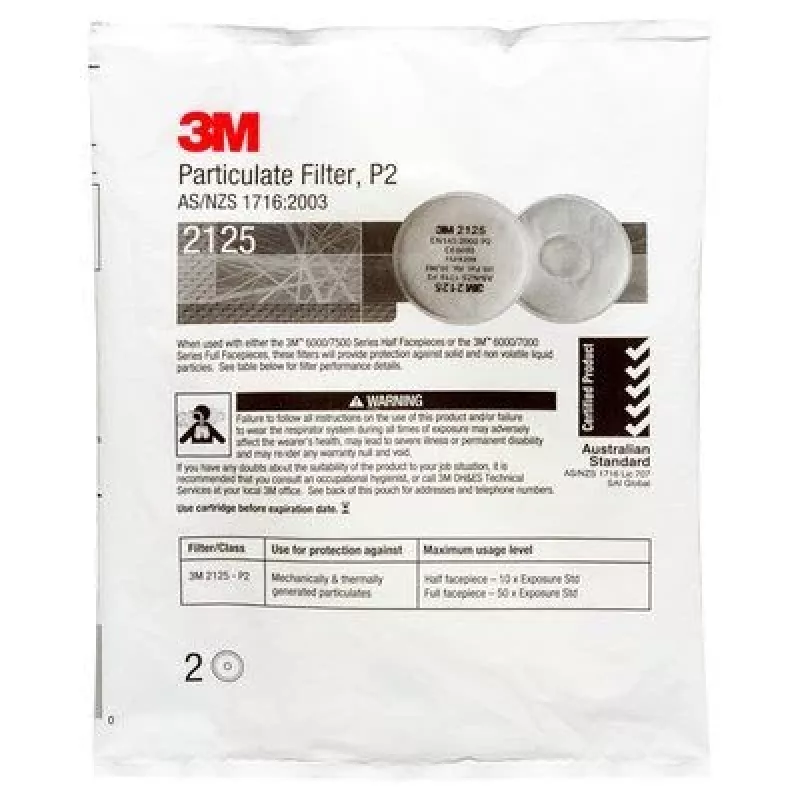 3M 2125 filtro antiparticolato 2 pezzi