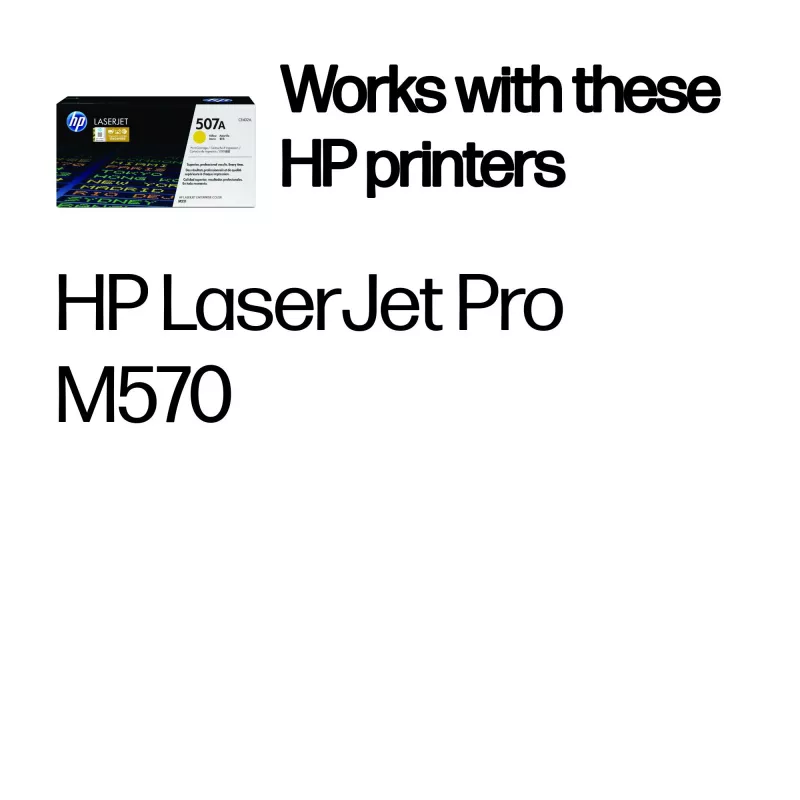 HP 507A giallo originale cartuccia toner LaserJet