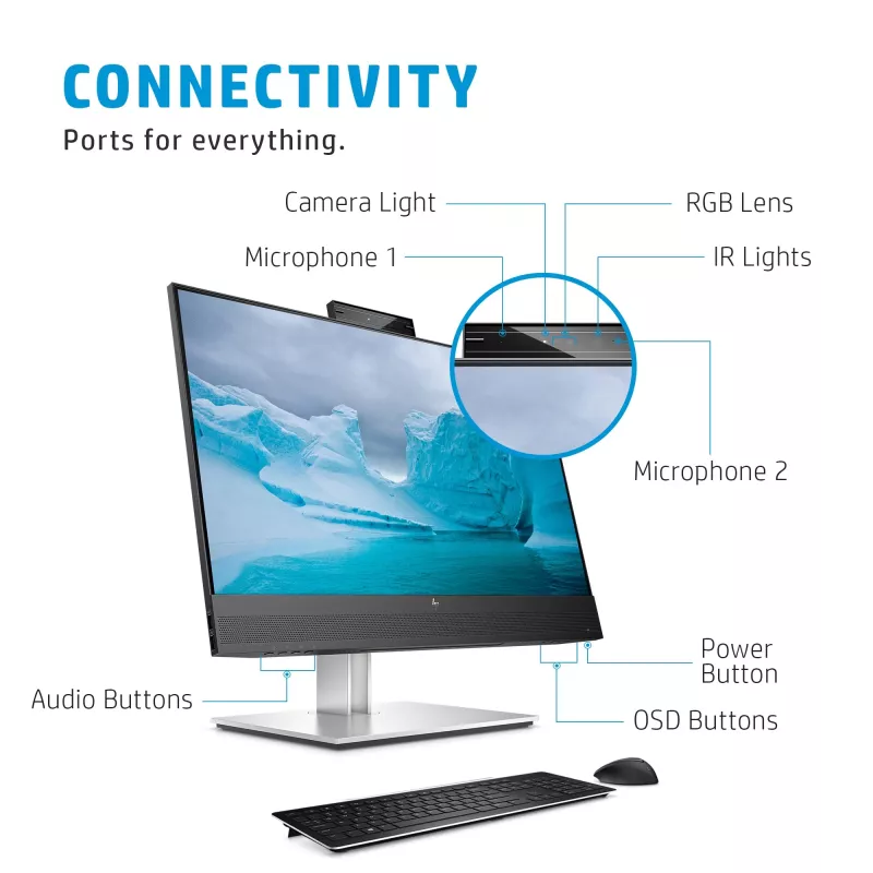 Monitor HP E24mv G4 23.8 pollici Full HD 1920x1080