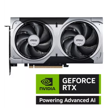 Scheda grafica MSI GeForce RTX 5060 Ti 16 GB GDDR7, PCIe 5.0, 128-Bit, 2602 MHz Boost, 180 W, 2 ventole