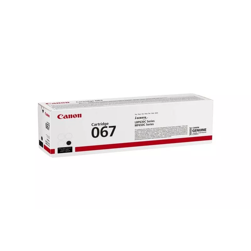 Cartuccia toner Canon 067 originale nero — resa 1350 pagine, 1 pezzo