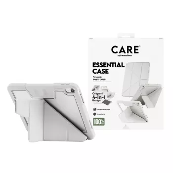 Custodia protettiva PanzerGlass CARE Essential per iPad 11 pollici (2025–2026) in grigio chiaro, modello CR43626