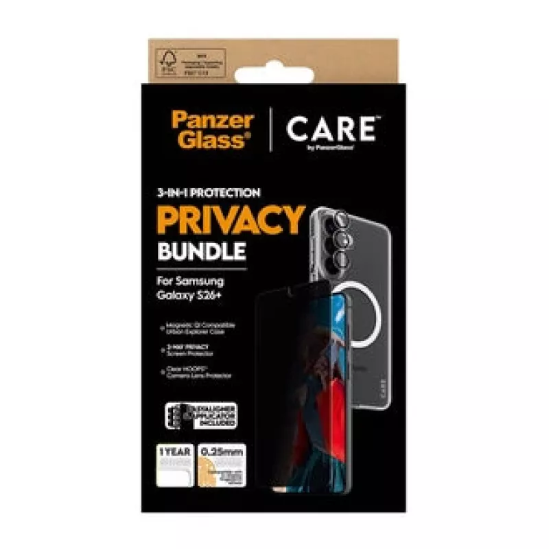 PanzerGlass CR94821 custodia per cellulare 17 cm (6,7 inch) custodia nero, trasparente