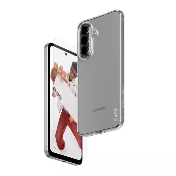 PanzerGlass CARE Bundle 2-in-1 per Samsung Galaxy A57 (CR37016), pellicola protettiva e custodia
