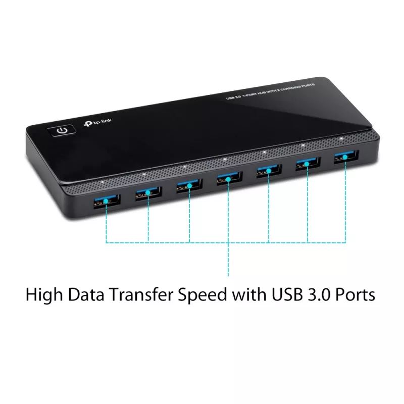 TP-Link UH720 USB 3.2 Gen 1 (3.1 Gen 1) Micro-B 5000 Mbit/s nero
