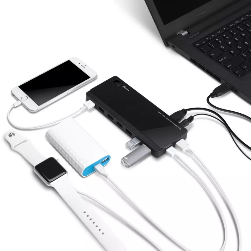 TP-Link UH720 USB 3.2 Gen 1 (3.1 Gen 1) Micro-B 5000 Mbit/s nero