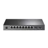 TP-Link JetStream switch Gigabit Smart PoE+ 8 porte con 2 slot SFP