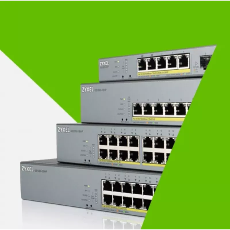 Zyxel GS1350-26HP-EU0101F switch di rete gestito L2 Gigabit Ethernet (10/100/1000) Power over Ethernet (PoE) grigio