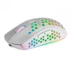 Mars Gaming MMW3W, mouse da gaming senza fili, RGB Flow, ultraleggero 79 g, 3200 DPI, bianco