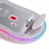 Mars Gaming MMW3W, mouse da gaming senza fili, RGB Flow, ultraleggero 79 g, 3200 DPI, bianco