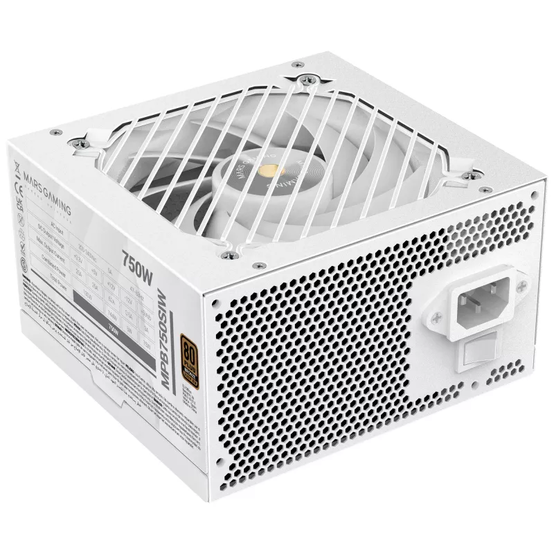 Mars Gaming MPB750SIW alimentatore 750 W 24 pin ATX ATX bianco