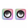 Mars Gaming MSCUBEP rosa diffusori da gaming RGB compatti 8W processore audio DSP