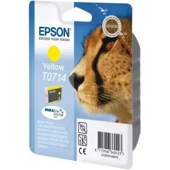 Epson Cheetah confezione singola giallo T0714 inchiostro DURABrite Ultra