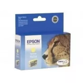 Epson Cheetah confezione singola giallo T0714 inchiostro DURABrite Ultra