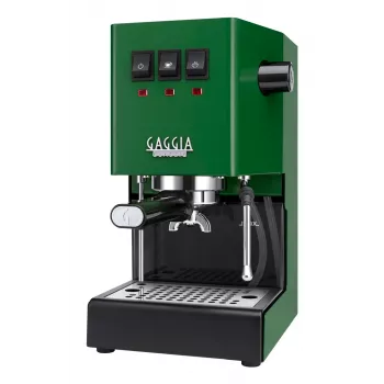 Macchina per espresso Gaggia Classic E24 — manuale, serbatoio acqua 2,1 L, 1200 W, verde, capacità 2 tazze