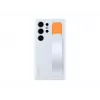 Standing Grip custodia in silicone per Samsung Galaxy S24 Ultra – azzurro, compatibile con 6,8