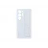Standing Grip custodia in silicone per Samsung Galaxy S24 Ultra – azzurro, compatibile con 6,8