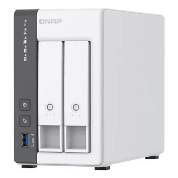 QNAP TS-216G NAS/server di storage Tower Cortex-A Cortex-A55 4 GB HDD bianco