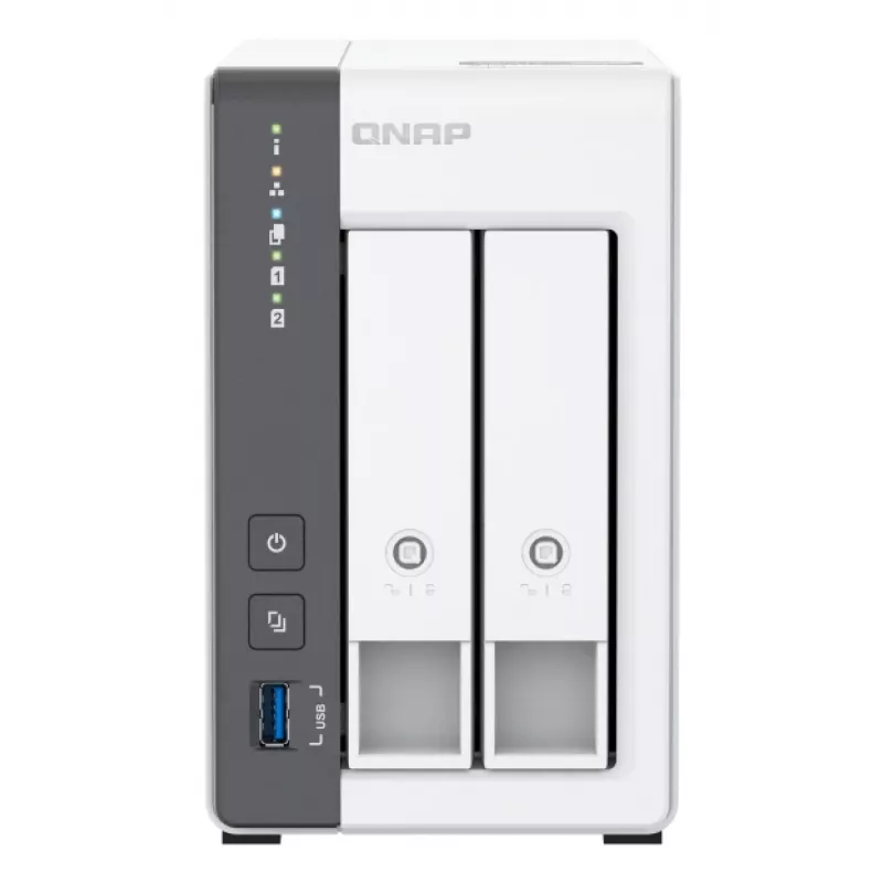 QNAP TS-216G NAS/server di storage Tower Cortex-A Cortex-A55 4 GB HDD bianco