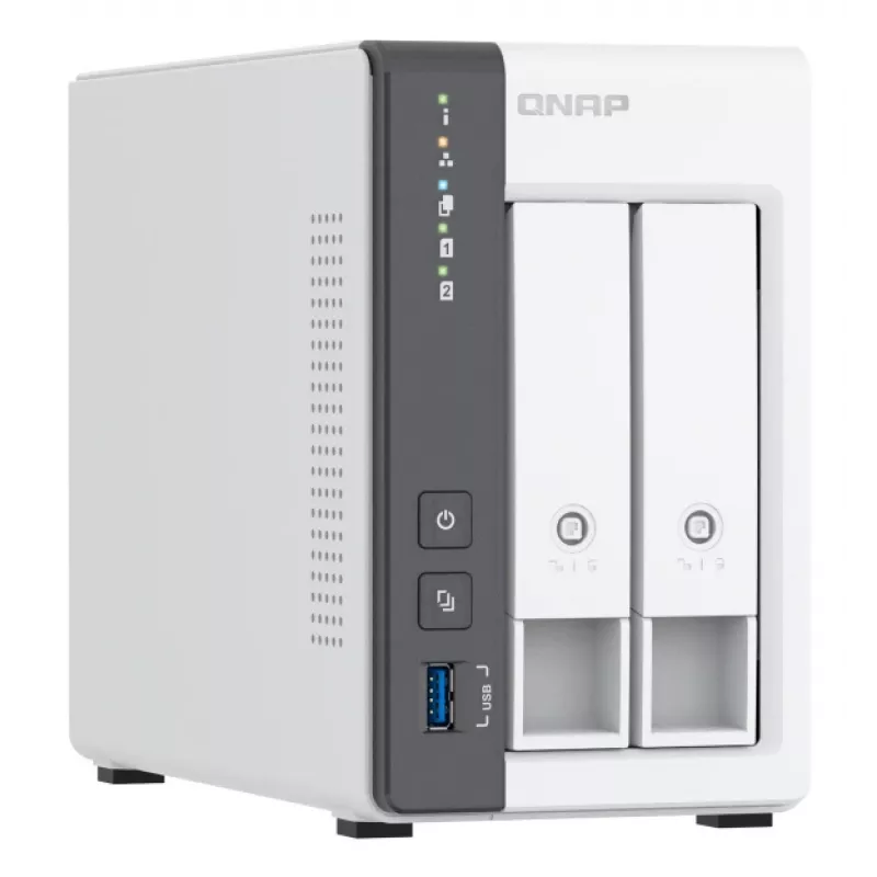 QNAP TS-216G NAS/server di storage Tower Cortex-A Cortex-A55 4 GB HDD bianco