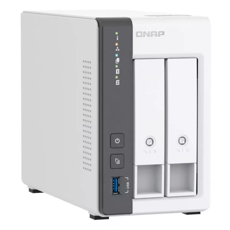 QNAP TS-216G NAS/server di storage Tower Cortex-A Cortex-A55 4 GB HDD bianco