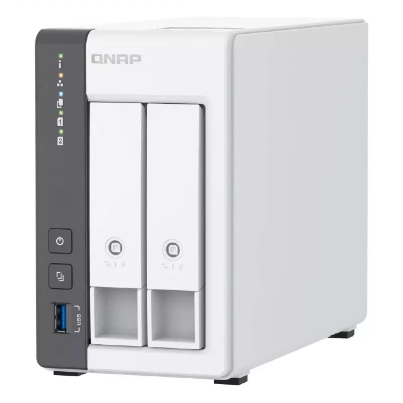 QNAP TS-216G NAS/server di storage Tower Cortex-A Cortex-A55 4 GB HDD bianco