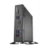 Shuttle XPC barebone slim DS50U, Intel Celeron 7305, 2x LAN (1x 2.5Gbit, 1x 1Gbit), 1x COM, 1x HDMI, 1x DP, 1x VGA, senza ventola, funzionamento continuo 24/7
