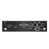 Shuttle XPC barebone slim DS50U, Intel Celeron 7305, 2x LAN (1x 2.5Gbit, 1x 1Gbit), 1x COM, 1x HDMI, 1x DP, 1x VGA, senza ventola, funzionamento continuo 24/7