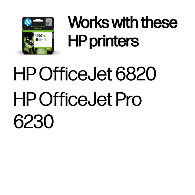 HP 934XL cartuccia originale nero ad alto rendimento, nero, 1 pz., 1000 pagine