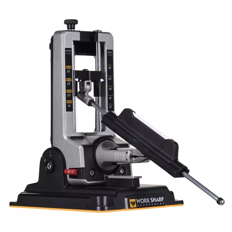 Affilacoltelli Work Sharp Professional Precision Adjust 09DX068 — affilatore a passaggio, angolo regolabile, nero, custodia in nylon