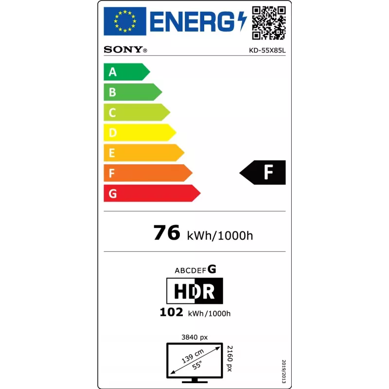 Sony TV KD55X85L 55
