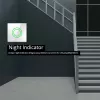 Interruttore a sfioramento deviatore interruttore luce invertitore interruttore a parete interruttore scala con retroilluminazione LED a colore variabile interruttore da incasso 1 modulo rotondo bianco