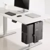 Supporto per computer da sottoscrivania MACLEAN MC-885, regolabile, regolazione manuale dell'altezza, per un massimo di 10 kg, nero